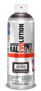 Sprej PINTYPLUS EVOLUTION 400ml RAL8019 šedohnědá