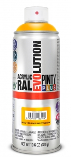 Sprej PINTYPLUS EVOLUTION 400ml RAL1028 žlutý