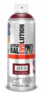 Sprej PINTYPLUS EVOLUTION 400ml RAL3005 červená