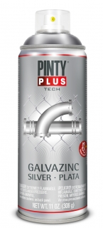 Sprej PINTYPLUS TECH 400ml G150 galvanizační základ stříbrný