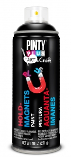 Sprej PINTYPLUS ART 400ml magnetická barva černá