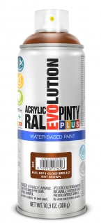 Sprej PINTYPLUS EVO AQUA 400ml RAL8011 hnědá