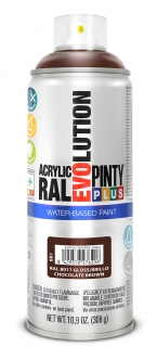 Sprej PINTYPLUS EVO AQUA 400ml RAL8017 čokoládově hnědá