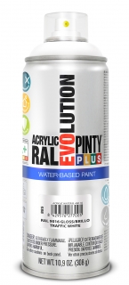 Sprej PINTYPLUS EVO AQUA 400ml RAL9016 bílá