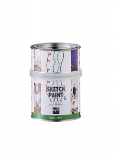 SketchPaint bílý matný 0,5 L