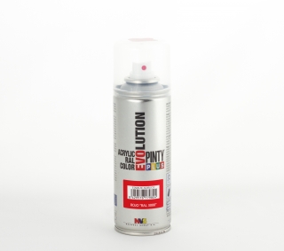 Sprej PINTYPLUS EVOLUTION 200ml RAL3000 červený