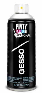 Sprej PINTYPLUS ART 400ml Gesso sádrový základ