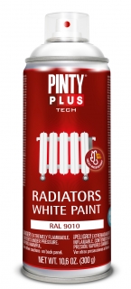 Sprej PINTYPLUS TECH 400ml RAL9010 bílý na radiátory