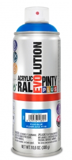 Sprej PINTYPLUS EVOLUTION 400ml F118 fluorescenční modrá
