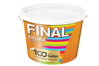 FINAL silikonová omítka TR báze - hlazená 1,5mm Z