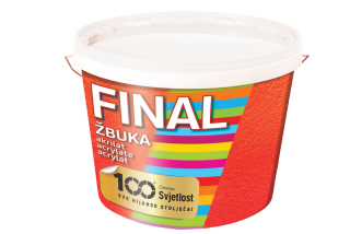 FINAL akrylátová omítka TR báze - hlazená 1,5mm Z