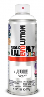 Sprej PINTYPLUS EVOLUTION 400ml RAL9010 bílý satén