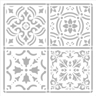 Šablona PINTYPLUS ART 30x30 No.2 4x ornamenty